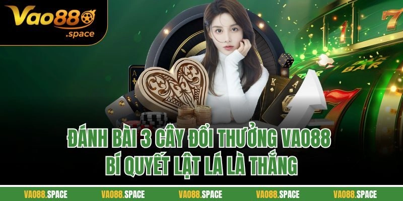 Đánh Bài 3 Cây Đổi Thưởng VAO88 - Bí Quyết Lật Lá Là Thắng
