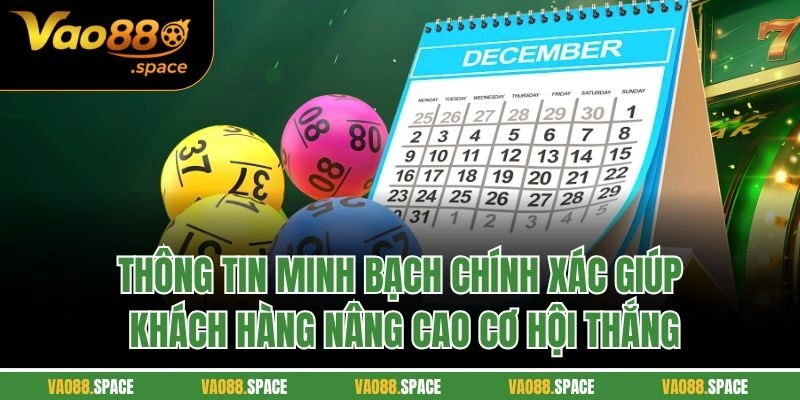 Thông tin minh bạch chính xác giúp khách hàng nâng cao cơ hội thắng